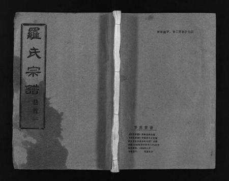 湖北罗氏族谱-罗氏宗谱 [36卷,首4卷](别名：Luo Shi Zong Pu、罗氏宗谱).pdf电子版插图1