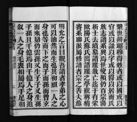 湖北毛氏族谱-毛氏宗谱 [谱前7卷,世系15卷,首1卷](别名：Mao Shi Zong Pu).pdf电子版插图4