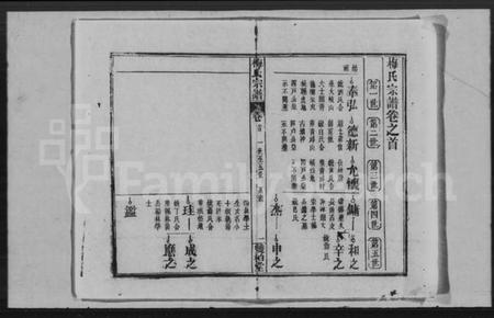 湖北梅氏族谱-梅氏宗谱 [2卷,首1卷](别名：梅氏七修宗谱).pdf电子版插图1