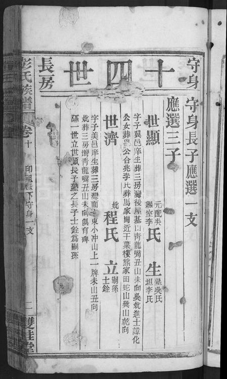 湖北彭氏族谱-彭氏宗谱 [20卷](别名：彭氏族谱).pdf电子版插图5