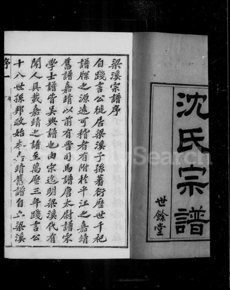 江苏沈氏族谱-梁溪沈氏宗谱 [35卷,含卷首](别名：锡山沈氏宗谱).pdf电子版插图5