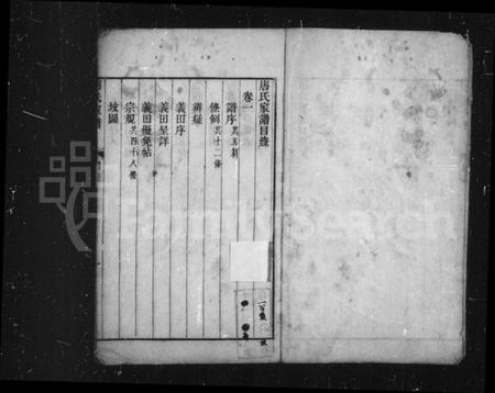 江苏唐氏族谱-毘陵唐氏家谱 [12卷](别名：唐氏家谱).pdf电子版插图1