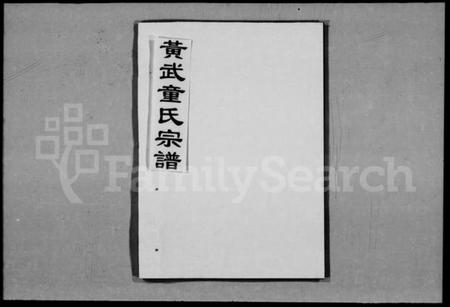 湖北童氏族谱-童氏宗谱 [28卷,首3卷](别名：黄武童氏宗谱).pdf电子版