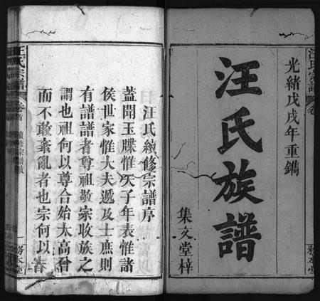 湖北汪氏族谱-汪氏宗谱 [16卷,含首1卷](别名：汪氏续修宗谱、汪氏族谱、Wang Shi Zong Pu).pdf电子版插图2