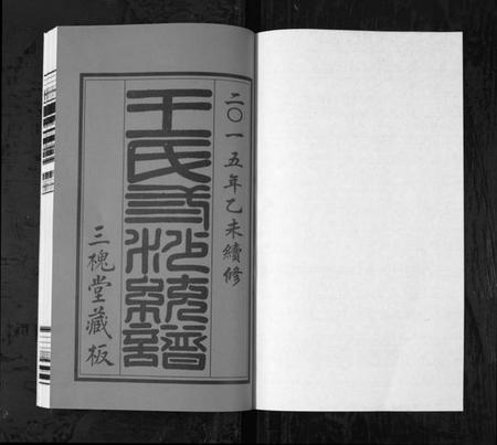 江苏王氏族谱-三沙王氏宗谱[2卷](别名：太原郡汴京三槐堂三沙王氏宗谱、San Sha Wang Shi Zong Pu).pdf电子版插图1