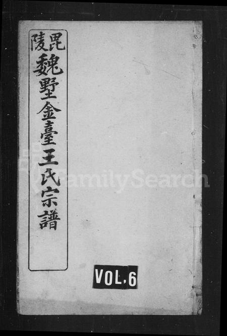 江苏王氏族谱-毘陵魏墅金台王氏宗谱 [残卷](别名：魏墅金台王氏宗谱).pdf电子版插图1