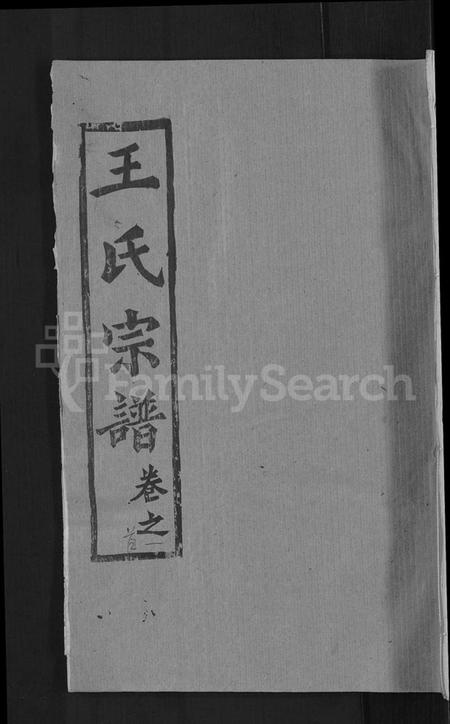 湖北王氏族谱-王氏宗谱 [14卷,首2卷](别名：王氏续修宗谱).pdf电子版