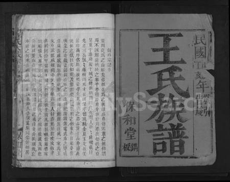 湖北王氏族谱-王氏族谱 [11卷](别名：王氏大成宗谱).pdf电子版插图1