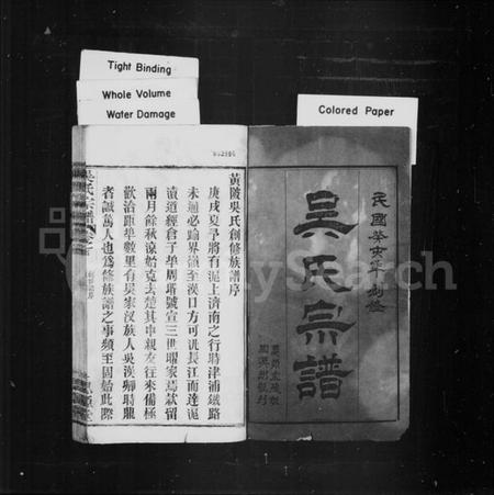 湖北吴氏族谱-吴氏宗谱[11卷首末各1卷](别名：黄陂吴氏创修族谱).pdf电子版插图1