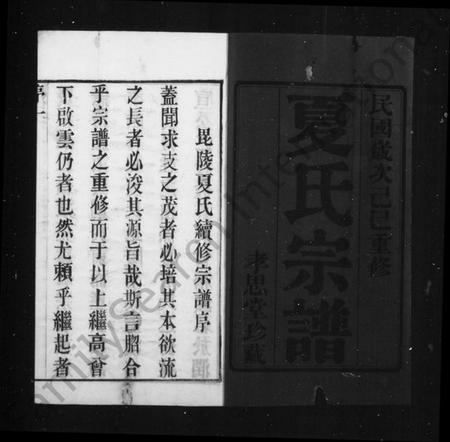 江苏夏氏族谱-毗陵夏氏重修宗谱 [8卷](别名：夏氏宗谱).pdf电子版插图2