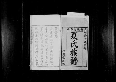 湖北夏氏族谱-夏氏宗谱 [13卷,首1卷](别名：夏氏族谱).pdf电子版插图1