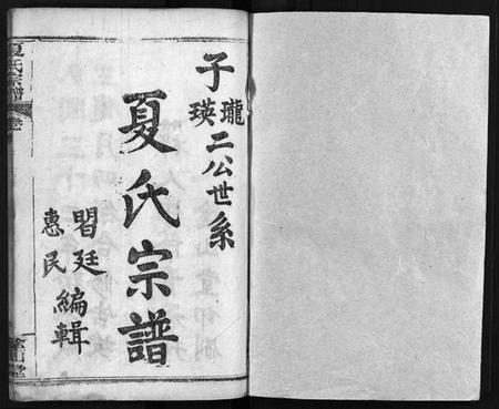 湖北夏氏族谱-夏氏宗谱 [15卷,首2卷](别名：Xia Shi Zong Pu).pdf电子版插图2