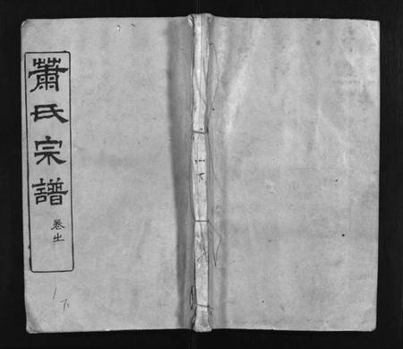 湖北萧氏族谱-萧氏宗谱 [16卷](别名：Xiao Shi Zong Pu、萧氏宗谱).pdf电子版插图1