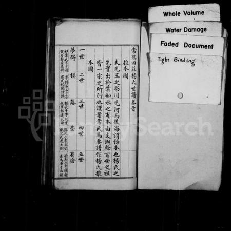 江苏杨氏族谱-常熟田庄杨氏世谱(别名:杨氏家谱).pdf电子版插图1 江苏杨氏族谱-常熟田庄杨氏世谱(别名:杨氏家谱).pdf电子版插图1