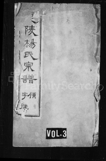 江苏杨氏族谱-杨氏宗谱 [12卷,首末各1卷](别名：毘陵杨氏宗谱).pdf电子版