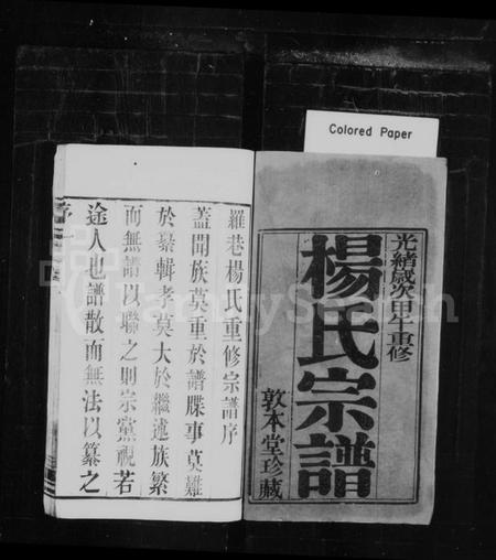 江苏杨氏族谱-杨氏宗谱 [16卷](别名：罗巷杨氏宗谱).pdf电子版插图1