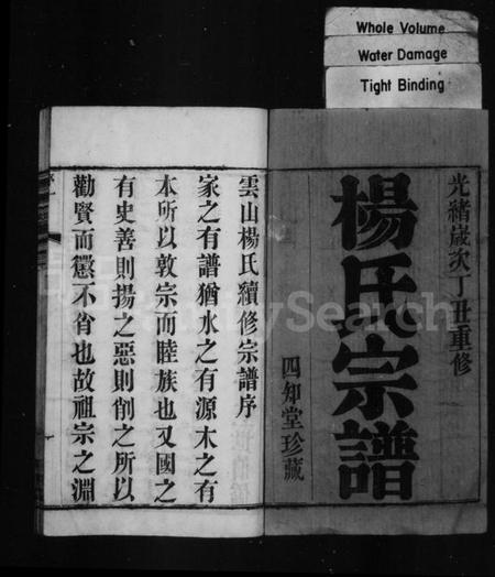 江苏杨氏族谱-杨氏宗谱 [4卷](云山杨氏宗谱).pdf电子版插图2