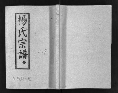 湖北杨氏族谱-梅峰杨氏宗谱(别名：Mei Feng Yang Shi Zong Pu、杨氏宗谱、杨氏八修宗谱).pdf电子版插图1