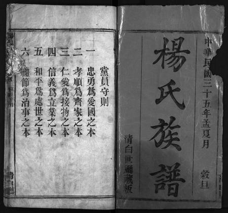 湖北杨氏族谱-杨氏族谱[24卷,首4卷,末1卷](别名：Yang Shi Zu Pu、杨氏宗谱).pdf电子版插图2