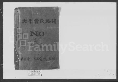 湖南曹氏族谱-大平曹氏族谱 [12卷].pdf电子版插图1