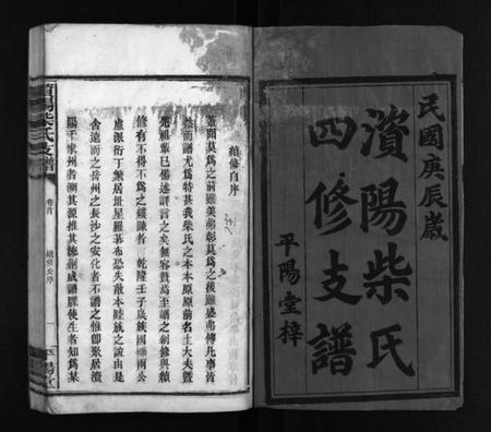 湖南柴氏族谱-柴氏支谱 [10卷含首1卷,末1卷].pdf电子版插图1