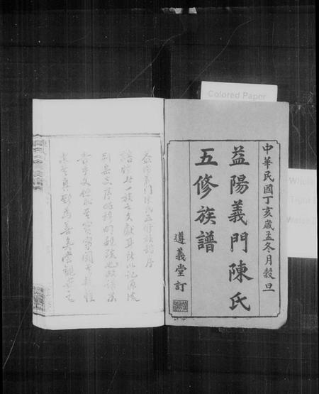 湖南陈氏族谱-益阳义门陈氏五修族谱 [13卷,含首3卷,末1卷].pdf电子版