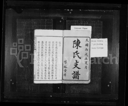 湖南陈氏族谱-陈氏支谱 [20卷,含卷末1卷].pdf电子版插图1