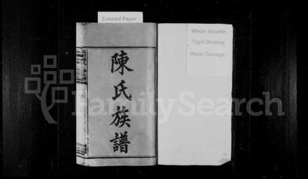 湖南陈氏族谱-陈氏族谱 [14卷,首1卷].pdf电子版插图1