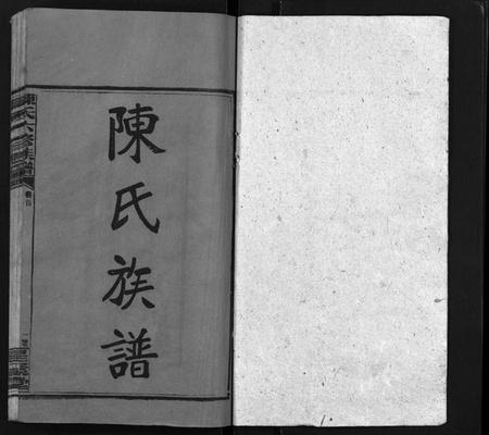 湖南陈氏族谱-陈氏族谱[2卷,首1卷].pdf电子版插图1