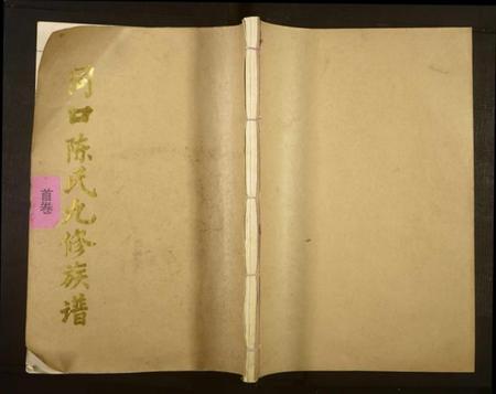 江西陈氏族谱-宁都同口村陈氏九修族谱[4卷,含首卷].pdf电子版