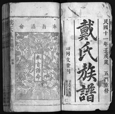 湖南戴氏族谱-戴氏族谱[33卷].pdf电子版插图1