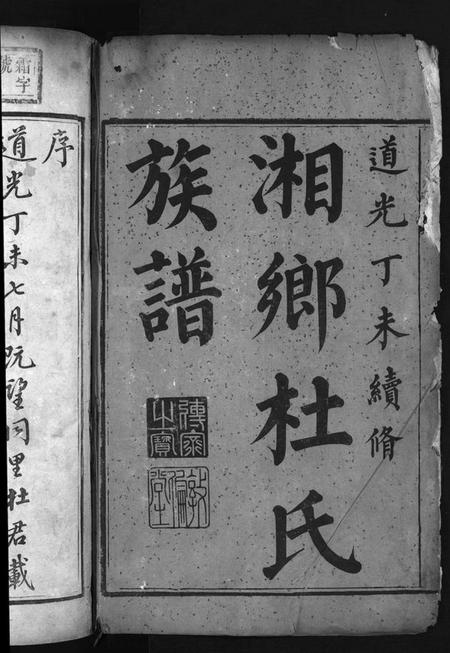 湖南杜氏族谱-湘乡杜氏续修族谱 [10卷,首1卷].pdf电子版插图2