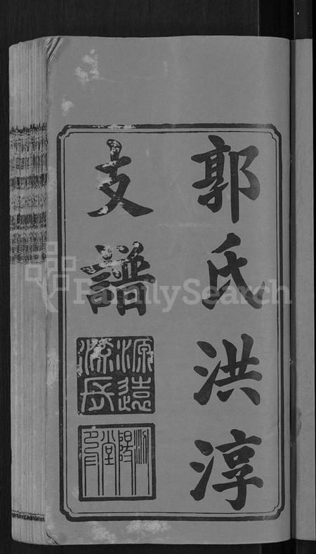 湖南郭氏族谱-资阳郭氏洪淳支谱 [30卷,首1卷].pdf电子版插图3
