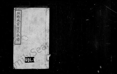 湖南何氏族谱-何氏族谱 [42卷,首2卷,末1卷].pdf电子版插图1