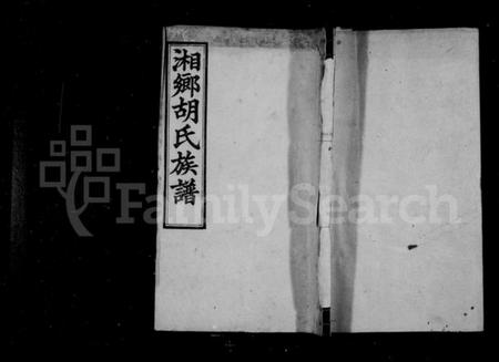 湖南胡氏族谱-胡氏族谱 [27卷,首1卷].pdf电子版插图1