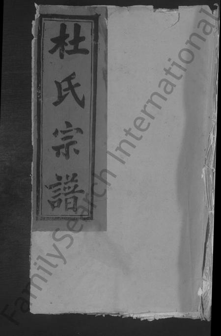 江西杜氏族谱-杜氏宗谱 [14卷,首1卷].pdf电子版