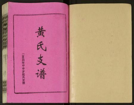 湖南黄氏族谱-街埠头东山黄氏支谱 [12卷,首1卷].pdf电子版插图1