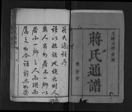 湖南蒋氏族谱-蒋氏族谱[不分卷].pdf电子版插图1