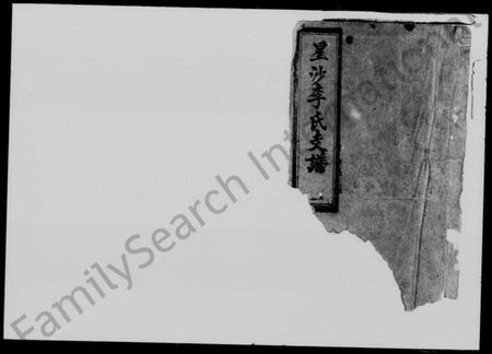 湖南李氏族谱-星沙李氏支谱 [11卷,首1卷].pdf电子版插图1