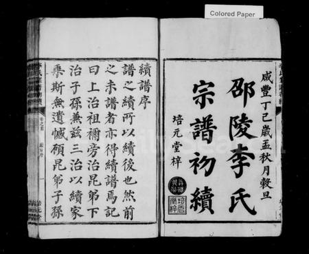 湖南李氏族谱-李氏宗谱初续 [卷数杂异].pdf电子版插图2