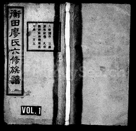 湖南廖氏族谱-衡田廖氏六修族谱 [19卷,首3卷].pdf电子版插图1