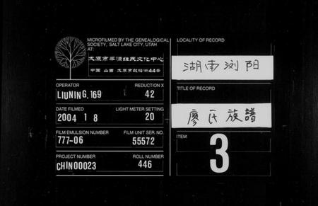 湖南廖氏族谱-廖氏族谱 [10卷,首1卷,牌谱1卷].pdf电子版