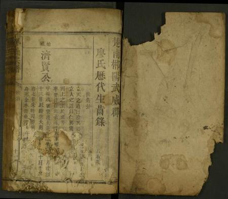 湖南廖氏族谱-廖氏族谱 [残卷].pdf电子版插图1