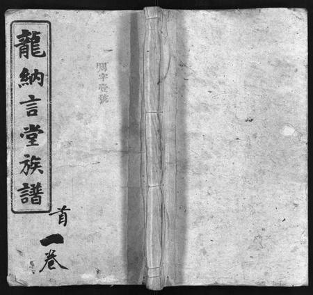 湖南龙氏族谱-龙纳言堂族谱 [22卷,首1卷,附2卷].pdf电子版插图1