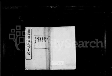 湖南罗氏族谱-罗氏支谱 [10卷].pdf电子版插图1