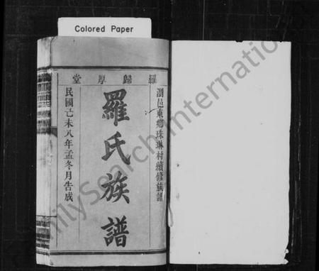 湖南罗氏族谱-罗氏族谱 [8卷,及卷首].pdf电子版插图2