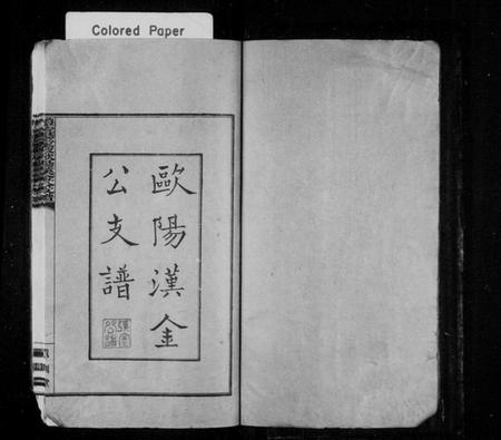 湖南欧阳氏族谱-欧阳汉金公支谱 [2卷].pdf电子版插图2