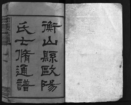 湖南欧阳氏族谱-衡山欧阳氏七修通谱 [16本,首2卷].pdf电子版插图2