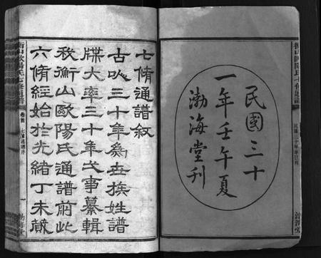 湖南欧阳氏族谱-衡山欧阳氏七修通谱 [16本,首2卷].pdf电子版插图3