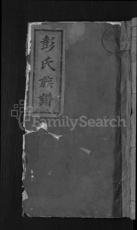 湖南彭氏族谱-彭氏族谱 [28卷,首3卷].pdf电子版